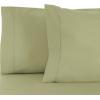 Superior Cotton Blend 600 Thread Count Pillowcases, Cotton Rich Pillow Case 2 Pack, Solid Pillow Covers, Everyday Comfort Basics, Bedding Essentials, Bed Accents, Set of 2, Standard Size, White(Sage)
