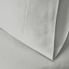 Superior Cotton Blend 600 Thread Count Pillowcases, Cotton Rich Pillow Case 2 Pack, Solid Pillow Covers, Everyday Comfort Basics, Bedding Essentials, Bed Accents, Set of 2, Standard Size, White(Platinum)
