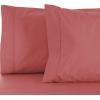 Superior Cotton Blend 600 Thread Count Pillowcases, Cotton Rich Pillow Case 2 Pack, Solid Pillow Covers, Everyday Comfort Basics, Bedding Essentials, Bed Accents, Set of 2, Standard Size, White(Blush)