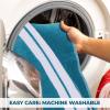 Superior Cotton Cabana Striped Beach Towels, Colorful Towels for Adult, Kid, Pool, Swimming, Sand, Travel, Large Oversized, Absorbent, Fast Drying, Bath Basics, Cabana Collection, 1 Piece, Orange(Turquoise)