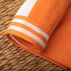 Superior Cotton Cabana Striped Beach Towels, Colorful Towels for Adult, Kid, Pool, Swimming, Sand, Travel, Large Oversized, Absorbent, Fast Drying, Bath Basics, Cabana Collection, 1 Piece, Orange(Orange)