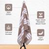 Superior Cotton Cabana Striped Beach Towels, Colorful Towels for Adult, Kid, Pool, Swimming, Sand, Travel, Large Oversized, Absorbent, Fast Drying, Bath Basics, Cabana Collection, 1 Piece, Orange(Taupe)