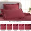 Superior Cotton Fleur De Lis Bedspread Set, Warm Blankets, All-Season Bedding, Bedroom Decor, Decorative Boho Medallion Coverlet, Includes 1 Bedspread, 2 Pillow Shams, Full, Peach(Garnet)