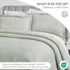 Superior Cotton Fleur De Lis Bedspread Set, Warm Blankets, All-Season Bedding, Bedroom Decor, Decorative Boho Medallion Coverlet, Includes 1 Bedspread, 2 Pillow Shams, Full, Peach(Sage)