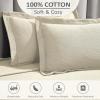 Superior Cotton Fleur De Lis Bedspread Set, Warm Blankets, All-Season Bedding, Bedroom Decor, Decorative Boho Medallion Coverlet, Includes 1 Bedspread, 2 Pillow Shams, Full, Peach(Ivory 02)