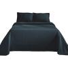 Superior Cotton Fleur De Lis Bedspread Set, Warm Blankets, All-Season Bedding, Bedroom Decor, Decorative Boho Medallion Coverlet, Includes 1 Bedspread, 2 Pillow Shams, Full, Peach(Deep Sea)
