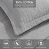 Superior Cotton Fleur De Lis Bedspread Set, Warm Blankets, All-Season Bedding, Bedroom Decor, Decorative Boho Medallion Coverlet, Includes 1 Bedspread, 2 Pillow Shams, Full, Peach(Grey 01)
