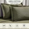 Superior Cotton Fleur De Lis Bedspread Set, Warm Blankets, All-Season Bedding, Bedroom Decor, Decorative Boho Medallion Coverlet, Includes 1 Bedspread, 2 Pillow Shams, Full, Peach(Olive Green 01)