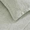 Superior Cotton Fleur De Lis Bedspread Set, Warm Blankets, All-Season Bedding, Bedroom Decor, Decorative Boho Medallion Coverlet, Includes 1 Bedspread, 2 Pillow Shams, Full, Peach(Sage)
