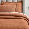 Superior Cotton Fleur De Lis Bedspread Set, Warm Blankets, All-Season Bedding, Bedroom Decor, Decorative Boho Medallion Coverlet, Includes 1 Bedspread, 2 Pillow Shams, Full, Peach(Burnt Orange)