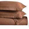 Superior Cotton Fleur De Lis Bedspread Set, Warm Blankets, All-Season Bedding, Bedroom Decor, Decorative Boho Medallion Coverlet, Includes 1 Bedspread, 2 Pillow Shams, Full, Peach(Burnt Orange 01)