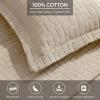 Superior Cotton Fleur De Lis Bedspread Set, Warm Blankets, All-Season Bedding, Bedroom Decor, Decorative Boho Medallion Coverlet, Includes 1 Bedspread, 2 Pillow Shams, Full, Peach(Beige 01)