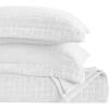 Superior Cotton Fleur De Lis Bedspread Set, Warm Blankets, All-Season Bedding, Bedroom Decor, Decorative Boho Medallion Coverlet, Includes 1 Bedspread, 2 Pillow Shams, Full, Peach(White 01)