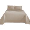 Superior Cotton Fleur De Lis Bedspread Set, Warm Blankets, All-Season Bedding, Bedroom Decor, Decorative Boho Medallion Coverlet, Includes 1 Bedspread, 2 Pillow Shams, Full, Peach(Linen)