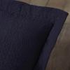 Superior Cotton Fleur De Lis Bedspread Set, Warm Blankets, All-Season Bedding, Bedroom Decor, Decorative Boho Medallion Coverlet, Includes 1 Bedspread, 2 Pillow Shams, Full, Peach(Navy Blue)