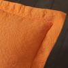 Superior Cotton Fleur De Lis Bedspread Set, Warm Blankets, All-Season Bedding, Bedroom Decor, Decorative Boho Medallion Coverlet, Includes 1 Bedspread, 2 Pillow Shams, Full, Peach(Mandarin)