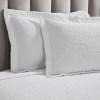 Superior Cotton Fleur De Lis Bedspread Set, Warm Blankets, All-Season Bedding, Bedroom Decor, Decorative Boho Medallion Coverlet, Includes 1 Bedspread, 2 Pillow Shams, Full, Peach(White)