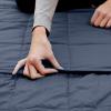 Superior Cotton Weighted Blanket, Perfect for Adults, Fluffy Baby Blankets, Warm, Comfy Bedding, Bedroom, Couch Throw, Blankets for Lounging, Modern Quilted Blanket 48″ x 72″ | 15lbs, Orient Blush(Navy Blue)