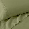Superior Cotton-Blend 2-Piece Solid Pillowcases – Standard, Ivory(Sage)