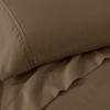 Superior Cotton-Blend 2-Piece Solid Pillowcases – Standard, Ivory(Taupe)