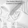 Superior Cotton-Blend 2-Piece Solid Pillowcases – Standard, Ivory(White)