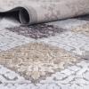 Superior Cotton-Polyester Blend Diamond Geometric Area Rug with Spray Latex Backing, 4′ x 6′, Grey-Slate