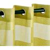 Superior Dalitso Rope Sheer Curtains, Window Accents, Braided Rope, Stripe, Textured, Traditional, Modern, Transitional Design with Stainless Grommets, Curtain Set of 2 Panels, 52″ x 84″, Lime(Lime)