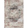 Superior Damask Medallion Washable Rug, Cotton Backing, Pet & Kid Friendly, Easy Care, Classic Rugs for Dining, Living Room, Kitchen, Bedroom, Low Pile Area Rug, Jay Collection, 7′ x 10′, Blue(Cream)