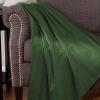 Superior Diamond Weave All-Season Cotton Blanket, Cover for Home, Couch, Bed, Soft, Warm Blankets, Boho Aesthetic, Comfy, Cozy, and Cute Covers, Decorative Bedding Essentials, Full/Queen, Chocolate(Forest Green)