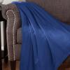 Superior Diamond Weave All-Season Cotton Blanket, Cover for Home, Couch, Bed, Soft, Warm Blankets, Boho Aesthetic, Comfy, Cozy, and Cute Covers, Decorative Bedding Essentials, Full/Queen, Chocolate(Merritt Blue)