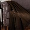 Superior Diamond Weave All-Season Cotton Blanket, Cover for Home, Couch, Bed, Soft, Warm Blankets, Boho Aesthetic, Comfy, Cozy, and Cute Covers, Decorative Bedding Essentials, Full/Queen, Chocolate(Chocolate)