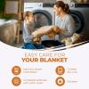 Superior Diamond Weave All-Season Cotton Blanket, Cover for Home, Couch, Bed, Soft, Warm Blankets, Boho Aesthetic, Comfy, Cozy, and Cute Covers, Decorative Bedding Essentials, Full/Queen, Chocolate(Burnt Orange)