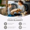 Superior Diamond Weave All-Season Cotton Blanket, Cover for Home, Couch, Bed, Soft, Warm Blankets, Boho Aesthetic, Comfy, Cozy, and Cute Covers, Decorative Bedding Essentials, Full/Queen, Chocolate(Platinum)