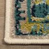 Superior Distressed Floral Corlie Area Rug, 5′ x 8′, Ivory(Ivory)