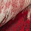 Superior Dronfield Modern Abstract Indoor Area Rug for Living Room, Bedroom, Office, Kitchen, Dining, Washable Rugs, Jute Backing, Meldrick Collection, 7′ 10″ x 10′, Red(Red)