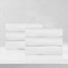 Superior Eco-Friendly Cotton 12-Piece Face Towel/Washcloth Set, Small, Fast Drying Towels for Face, Spa, Resort, Hotel, Hand, Shower, Guest Bathroom, Home, Airbnb, Apartment Essentials, Rosewood(White)