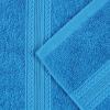Superior Eco-Friendly Cotton 12-Piece Face Towel/Washcloth Set, Small, Fast Drying Towels for Face, Spa, Resort, Hotel, Hand, Shower, Guest Bathroom, Home, Airbnb, Apartment Essentials, Rosewood(Aster Blue)