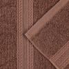Superior Eco-Friendly Cotton 12-Piece Face Towel/Washcloth Set, Small, Fast Drying Towels for Face, Spa, Resort, Hotel, Hand, Shower, Guest Bathroom, Home, Airbnb, Apartment Essentials, Rosewood(Brown)