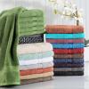 Superior Eco-Friendly Cotton 12-Piece Face Towel/Washcloth Set, Small, Fast Drying Towels for Face, Spa, Resort, Hotel, Hand, Shower, Guest Bathroom, Home, Airbnb, Apartment Essentials, Rosewood(Aqua Marine)