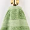 Superior Eco-Friendly Cotton 12-Piece Face Towel/Washcloth Set, Small, Fast Drying Towels for Face, Spa, Resort, Hotel, Hand, Shower, Guest Bathroom, Home, Airbnb, Apartment Essentials, Rosewood(Terrace Green)