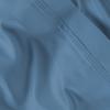 Superior Egyptian Cotton 1500 TC Duvet Cover Set – Luxurious Comforter Covers, Soft Bedding Essentials, Secure Button Closure, Includes 1 Duvet Cover & 2 Shams, King/California King, Black(Medium Blue – Z)