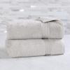 Superior Egyptian Cotton 2-Piece Bath Sheet Towel Set, Oversized Body Towels For Adults And Kids, Large Towel For Bath, Shower, Guest Bathroom, Spa, Gym, Resort, Essentials, Airbnb, Peach(Silver)
