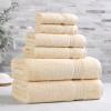 Superior Egyptian Cotton 2-Piece Bath Sheet Towel Set, Oversized Body Towels For Adults And Kids, Large Towel For Bath, Shower, Guest Bathroom, Spa, Gym, Resort, Essentials, Airbnb, Peach(Canary)