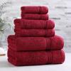 Superior Egyptian Cotton 2-Piece Bath Sheet Towel Set, Oversized Body Towels For Adults And Kids, Large Towel For Bath, Shower, Guest Bathroom, Spa, Gym, Resort, Essentials, Airbnb, Peach(Burgundy)