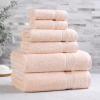 Superior Egyptian Cotton 2-Piece Bath Sheet Towel Set, Oversized Body Towels For Adults And Kids, Large Towel For Bath, Shower, Guest Bathroom, Spa, Gym, Resort, Essentials, Airbnb, Peach(Peach)