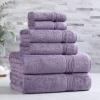 Superior Egyptian Cotton 2-Piece Bath Sheet Towel Set, Oversized Body Towels For Adults And Kids, Large Towel For Bath, Shower, Guest Bathroom, Spa, Gym, Resort, Essentials, Airbnb, Peach(Royal Purple)