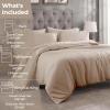 Superior Egyptian Cotton 300 Thread Count Duvet Cover Set, Soft Comforter Covers, Luxury Bedding Essentials, Button Closure, Includes 1 Duvet Cover, 1 Pillow Sham, Twin, Teal(Tan – Z)