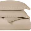 Superior Egyptian Cotton 300 Thread Count Duvet Cover Set, Soft Comforter Covers, Luxury Bedding Essentials, Button Closure, Includes 1 Duvet Cover, 1 Pillow Sham, Twin, Teal(Tan – Z)
