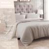 Superior Egyptian Cotton 300 Thread Count Duvet Cover Set, Soft Comforter Covers, Luxury Bedding Essentials, Button Closure, Includes 1 Duvet Cover, 1 Pillow Sham, Twin, Teal(Light Grey – Z)