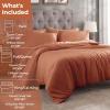 Superior Egyptian Cotton 300 Thread Count Duvet Cover Set, Soft Comforter Covers, Luxury Bedding Essentials, Button Closure, Includes 1 Duvet Cover, 1 Pillow Sham, Twin, Teal(Pumpkin – Z)